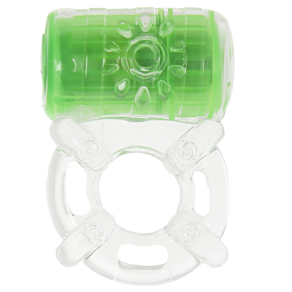 Play With Me Pleaser Rechargeable Cock Ring in Neon Green Cock Rings - Tophatter Daily Deals